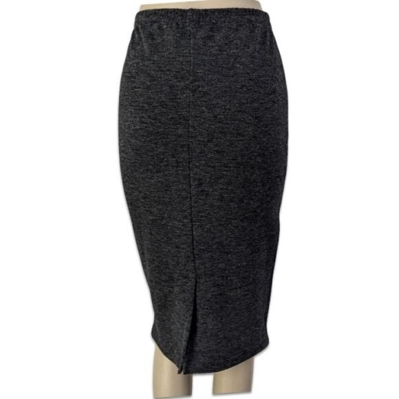 Roots Stretch Pencil Skirt Charcoal Gray Black Women's sz XS - Picture 2 of 7